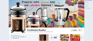 Page Facebook pro cafe